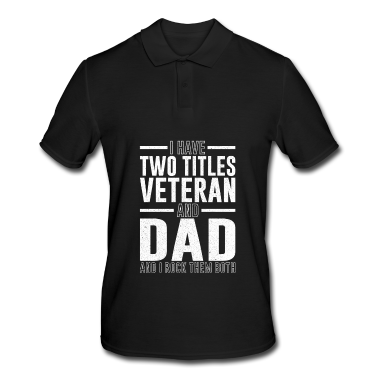 Geburtstagsgeschenk Vater Poloshirt - Vater und Veteran