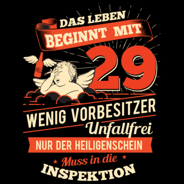 Motiv 29 Geburtstag 1988 geboren Geburtstagsgeschenk