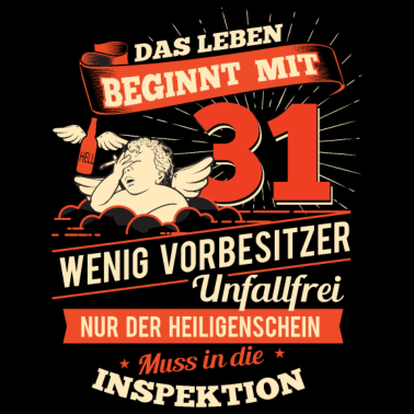 Motiv 31 Geburtstag 1986 geboren Geburtstagsgeschenk