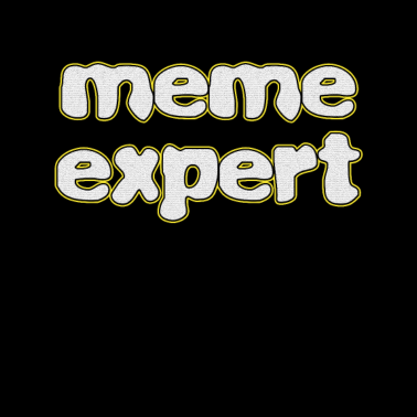 Motiv Ehrfürchtiger Experte Tshirt Entwurf Meme Experte