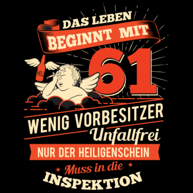 Motiv 61 Geburtstag 1956 geboren Geburtstagsgeschenk