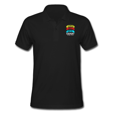 Geburtstagsgeschenk Vater Poloshirt - Ehrfürchtiger Experte Tshirt Design-Experte in jedem Bereich