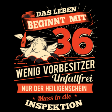 Motiv 36 Geburtstag 1981 geboren Geburtstagsgeschenk