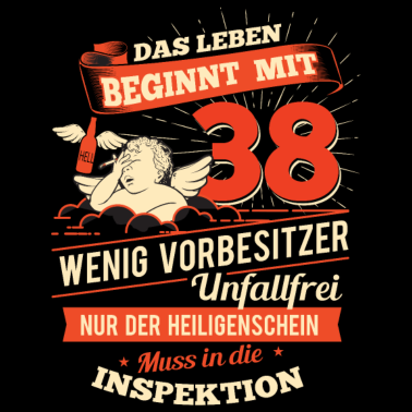 Motiv 38 Geburtstag 1979 geboren Geburtstagsgeschenk