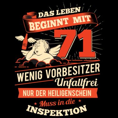Motiv 71 Geburtstag 1946 geboren Geburtstagsgeschenk