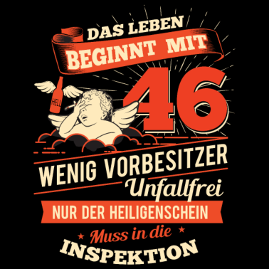 Motiv 46 Geburtstag 1971 geboren Geburtstagsgeschenk