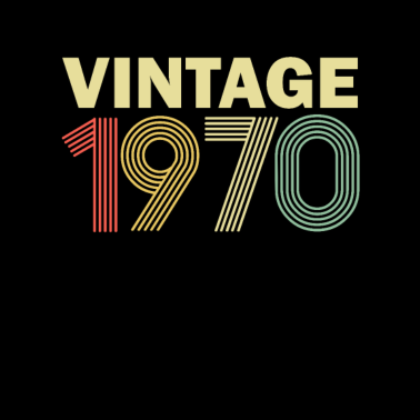 Motiv Vintage 1970 Geburtstagsgeschenk