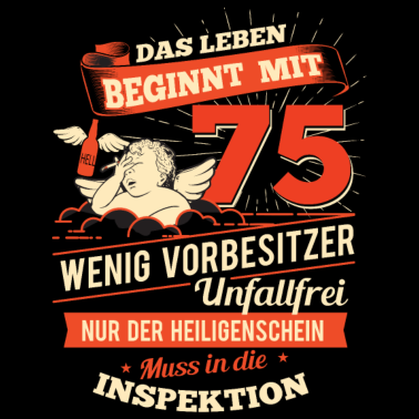 Motiv 75 Geburtstag 1942 geboren Geburtstagsgeschenk