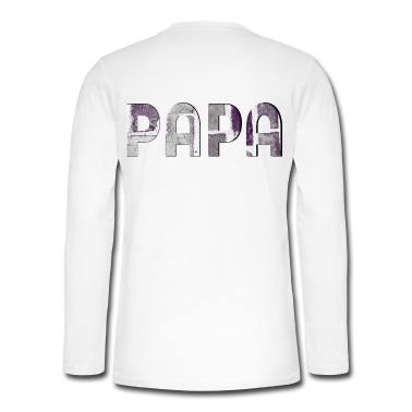 Geburtstagsgeschenk Vater Langarmshirt - PAPA VATERTAG GEBURTSTAGSGESCHENK COOLER VATER