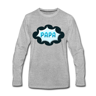 Geburtstagsgeschenk Vater Langarmshirt - PAPA VATER GEBURTSTAGSGESCHENK