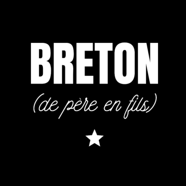 Motiv Bretonisch vater als Sohn Geburtstagsgeschenk Humor