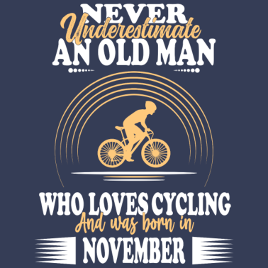 Motiv Papa Opa Mann Fahrrad Bike Geburtstag November