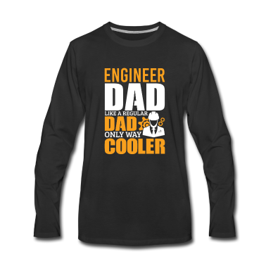 Geburtstagsgeschenk Vater Langarmshirt - Ingenieur und Vater