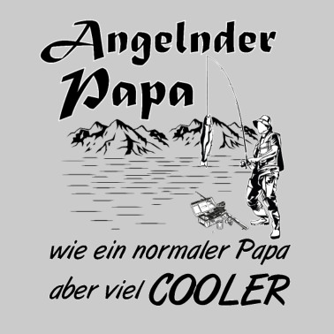 Motiv Angeln mit dem Vater - Spruch Geburtstagsgeschenk