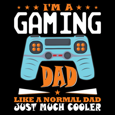 Motiv Gaming Dad Zocker Vater Spielekonsole Geschenk