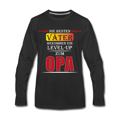 Geburtstagsgeschenk Vater Langarmshirt - Opa geworden Enkelkinder Großvater Vater Spruch