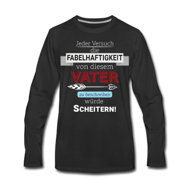 Geburtstagsgeschenk Vater Langarmshirt - Vatertag Vater Papa Spruch Geschenk Papi Kinder
