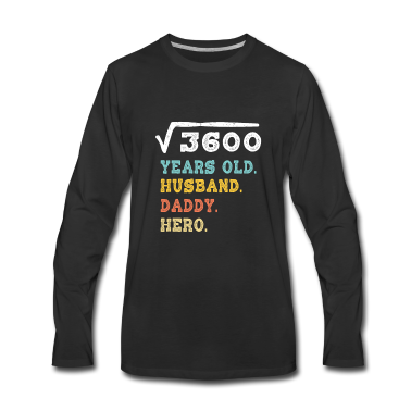 Geburtstagsgeschenk Vater Langarmshirt - 60. Geburtstagsgeschenk Wurzel 3600 Vater Opa Held