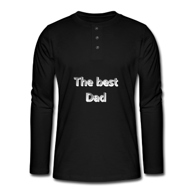 Geburtstagsgeschenk Vater Langarmshirt - The best Dad, vater, Vatertag, Familie