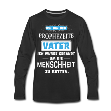 Geburtstagsgeschenk Vater Langarmshirt - Vater Papa Papi Vatertag Geburtstag erstes Kind