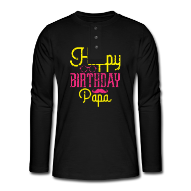 Geburtstagsgeschenk Vater Langarmshirt - Geburtstag Papa Geschenk