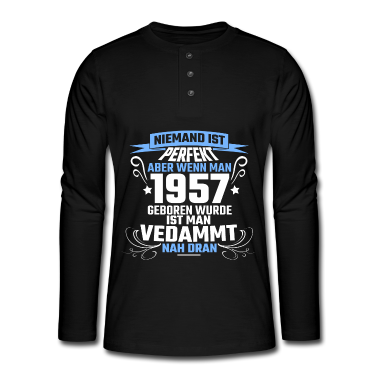 Geburtstagsgeschenk Vater Langarmshirt - 1957 Geburtstagsgeschenk