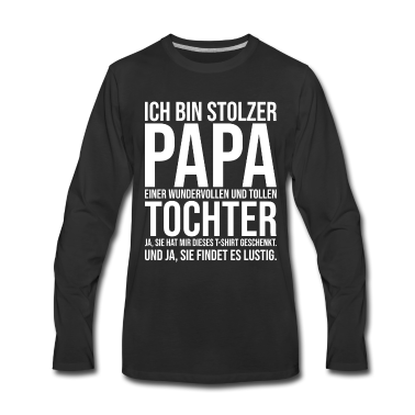 Geburtstagsgeschenk Vater Langarmshirt - Herren Geburtstagsgeschenk Papa