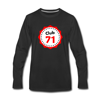 Geburtstagsgeschenk Vater Langarmshirt - Club 71 , Geburtstagsgeschenk