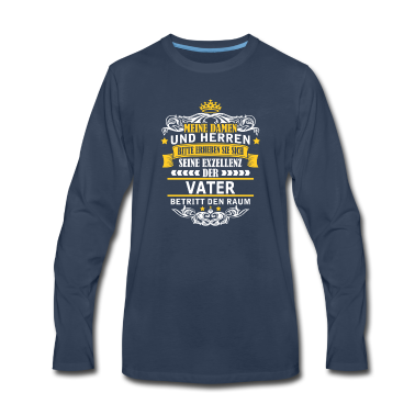 Geburtstagsgeschenk Vater Langarmshirt - VATER