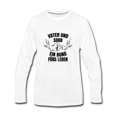 Geburtstagsgeschenk Vater Langarmshirt - Vater und Sohn