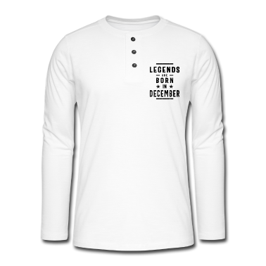 Geburtstagsgeschenk Vater Langarmshirt - Geburtstagsgeschenk-Legenden werden im Dezember geboren