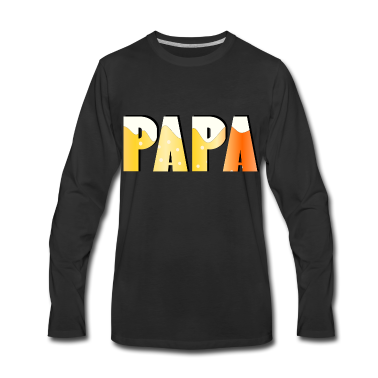 Geburtstagsgeschenk Vater Langarmshirt - PAPA VATER VATERTAGSGESCHENKE VATERTAG