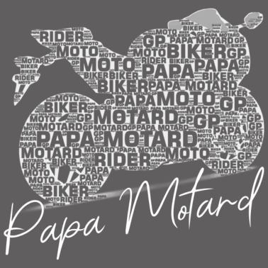 Motiv Papa Biker Geburtstagsgeschenk Wortwolke