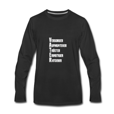 Geburtstagsgeschenk Vater Langarmshirt - VATER