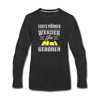 Geburtstagsgeschenk Vater Langarmshirt - Mai Geburtstagsgeschenk
