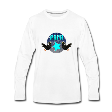 Geburtstagsgeschenk Vater Langarmshirt - Papa werden Vatertag Familie Sternenhimmel Raben