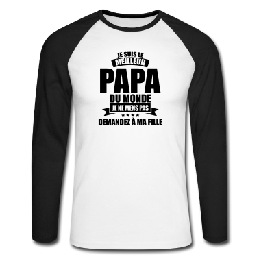 Geburtstagsgeschenk Vater Langarmshirt - bester Vater Vater Geburtstagsväter