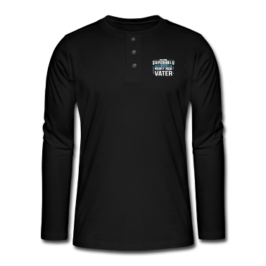 Geburtstagsgeschenk Vater Langarmshirt - VATER Superheld