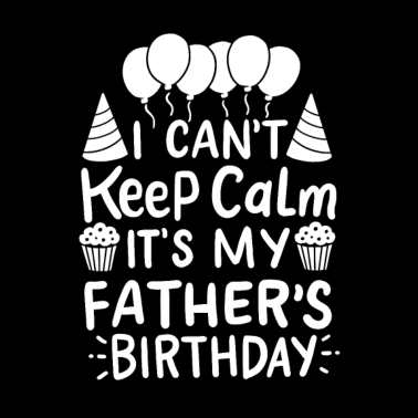 Motiv Ich kann mich nicht beruhigen Es ist das Geburtstagsgeschenk meines Vaters