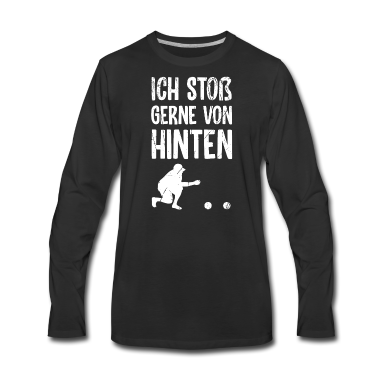 Geburtstagsgeschenk Vater Langarmshirt - Boule Boccia Botscha Boulekugeln Geschenkidee