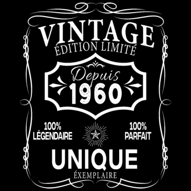 Motiv Vintage 1960 60. Geburtstagsgeschenk