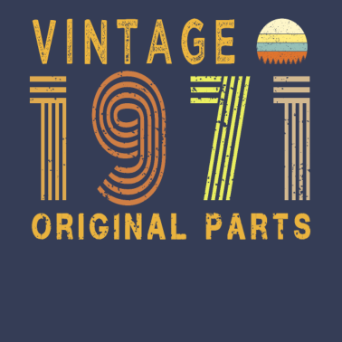 Motiv Jahrgang 1971 original Teile, 50. Geburtstagsgeschenk