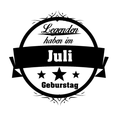 Motiv Geburtstagsgeschenk für im Juli geborene