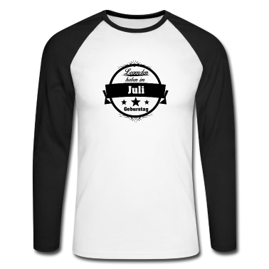 Geburtstagsgeschenk Vater Langarmshirt - Geburtstagsgeschenk für im Juli geborene