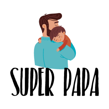 Motiv Super Papa Geburtstagsgeschenk Humor