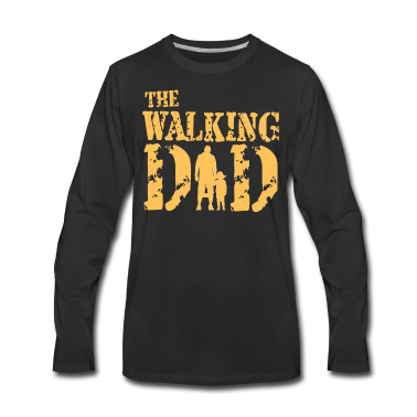Geburtstagsgeschenk Vater Langarmshirt - The walking Dad Geburtstagsgeschenk