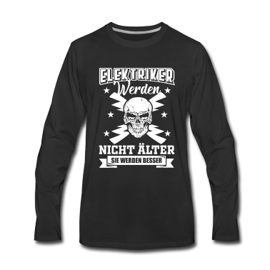 Geburtstagsgeschenk Vater Langarmshirt - Elektriker Geburtstag Geburtstagsgeschenk Geschenk