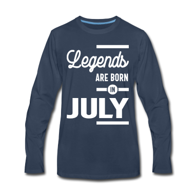 Geburtstagsgeschenk Vater Langarmshirt - Juli Geburtstagsgeschenk Legenden werden im Juli geboren