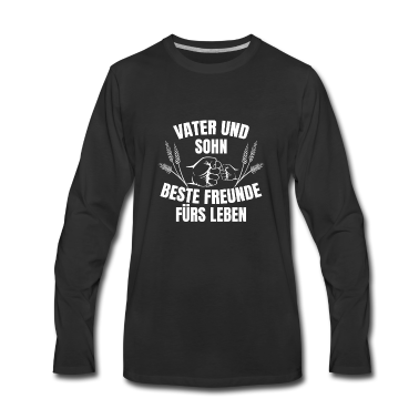 Geburtstagsgeschenk Vater Langarmshirt - Vater und Sohn Geschenk