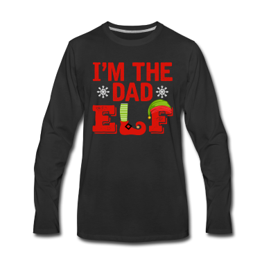 Geburtstagsgeschenk Vater Langarmshirt - Ich bin der Vater Elf